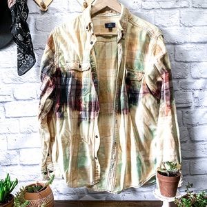 Distressed flannel